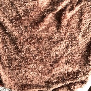 Double Sided Pink Throw Blanket